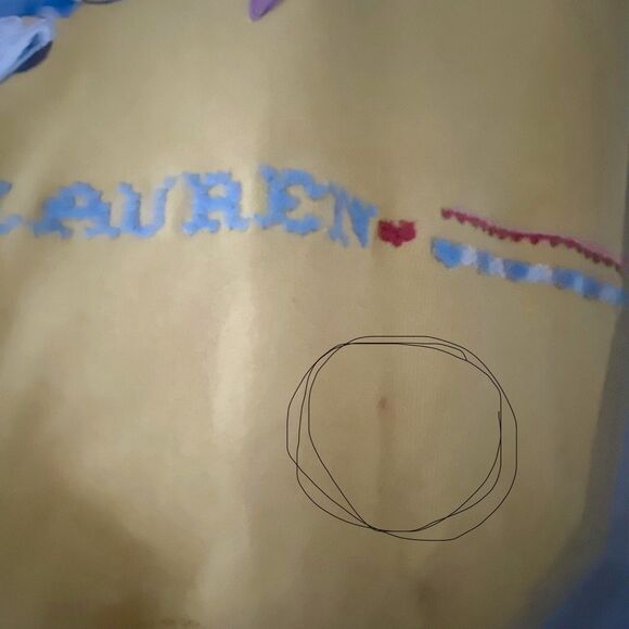 Polo Ralph Lauren Yellow Polo Bear Embroidered New Orleans Country Sweatshirt XS - Picture 16 of 16